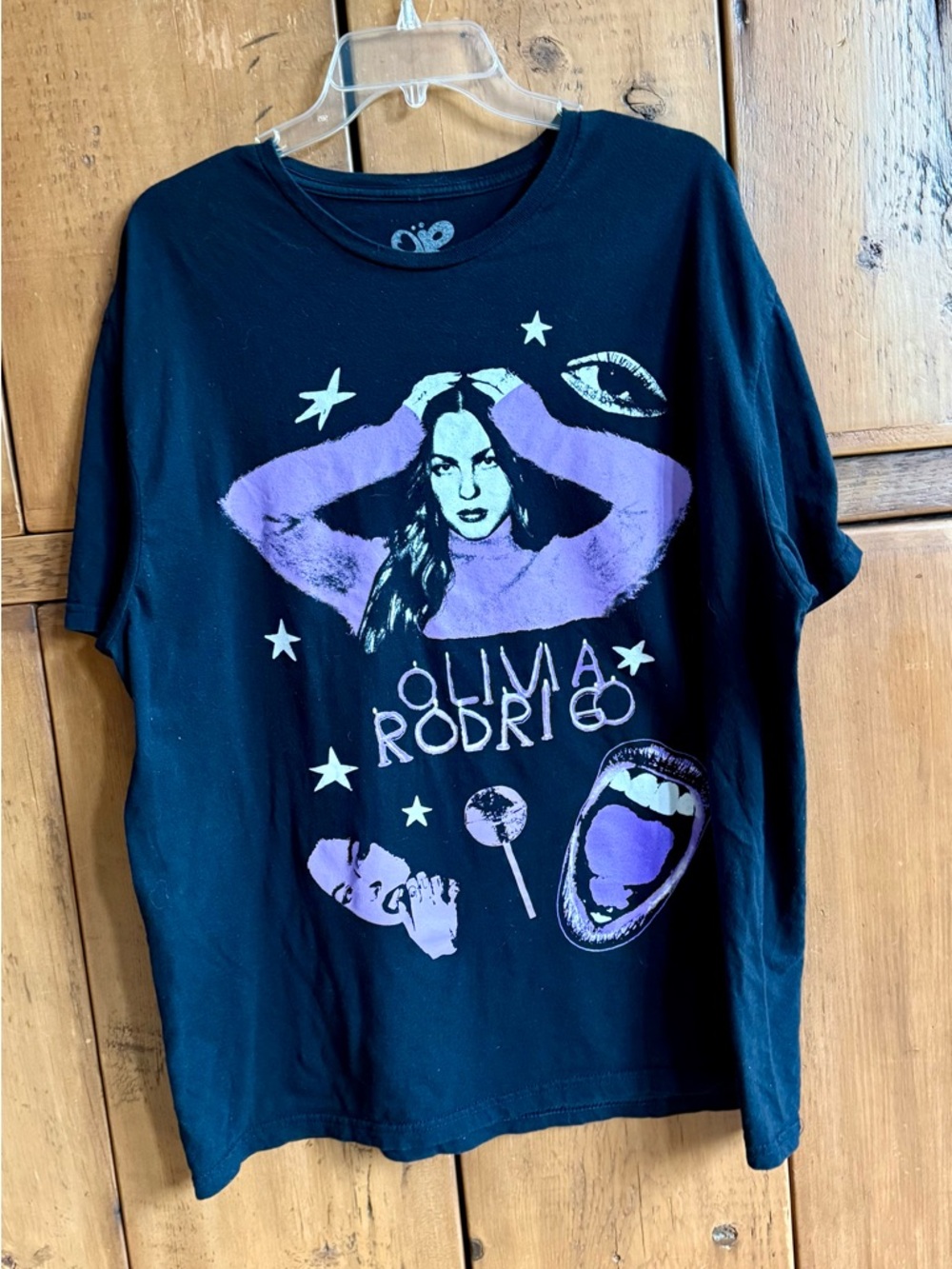 Olivia Rodrigo T Shirt, Official Guts Tour 2024 Concert Merch, Black, XL